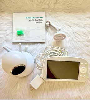 Mambobaby Baby Monitor 360 Tilt Wireless HD LCD Screen and Camera