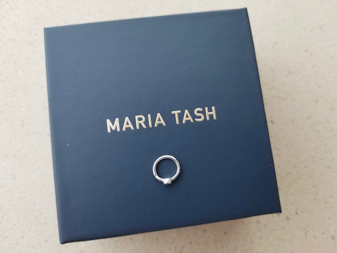 Maria tash best sale scalloped diamond