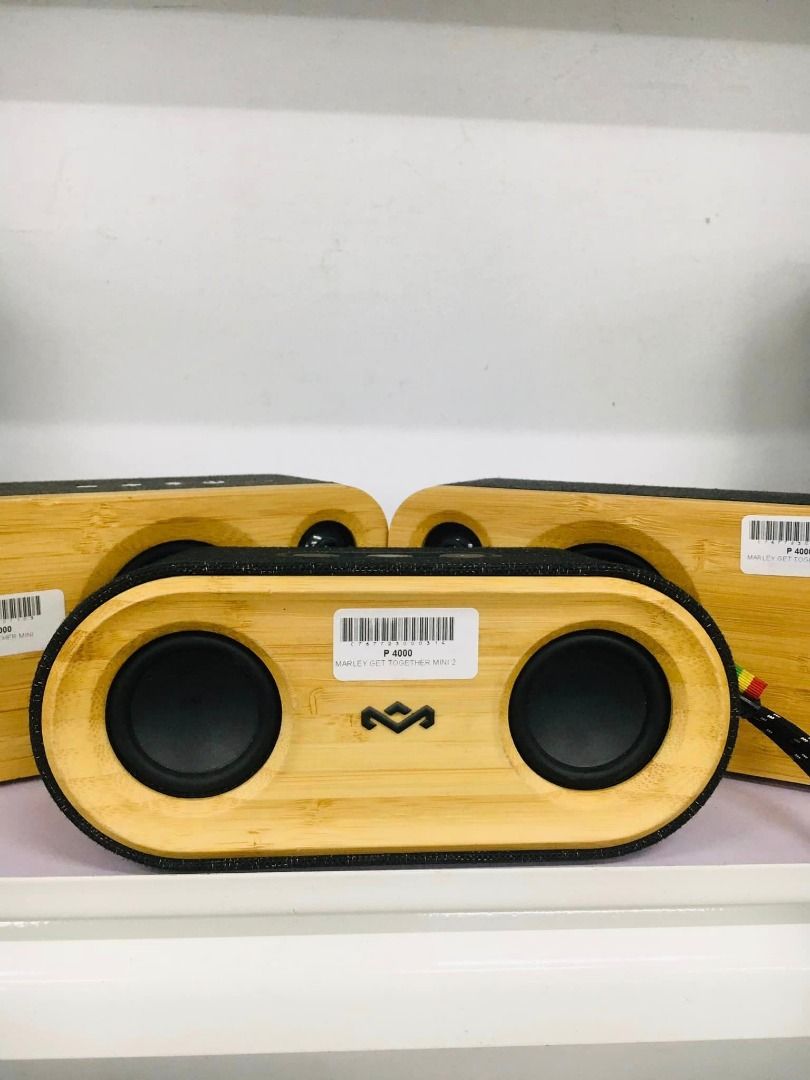 Marley Get Together Mini 2 (Category: Soundbars, Speakers & Amplifiers) located in Muntinlupa City. Submitted by aussie.surplustore (Listing ID 1255850778, Image 2). Description: Marley Get Together Mini 2 Surplus from Australia YES to Shopee Check out SHIP via lalamove PICK UP We are available online and thru our physical store located at: 👉RMT Muntinlupa For more info direct message or call me: ➡️Salestaff: Janine ➡️Number: 09480985387.