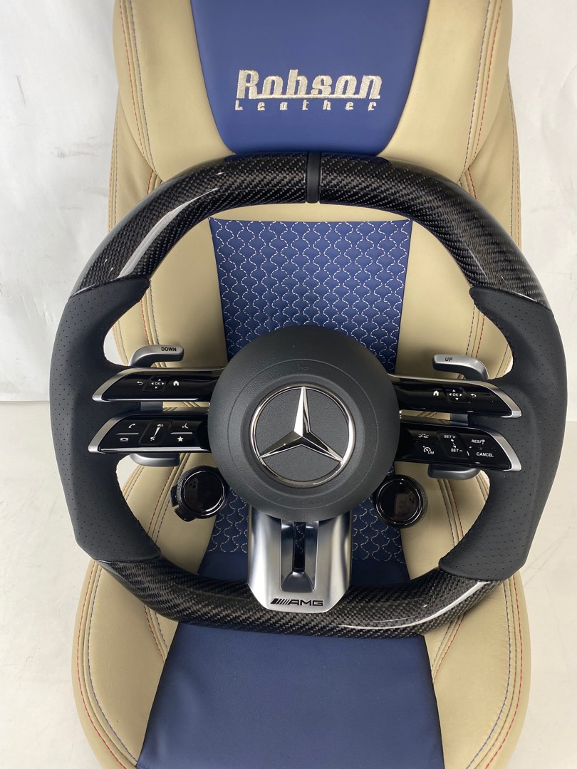 Mercedes AMG 2023 carbon fiber steering wheel , Car Accessories