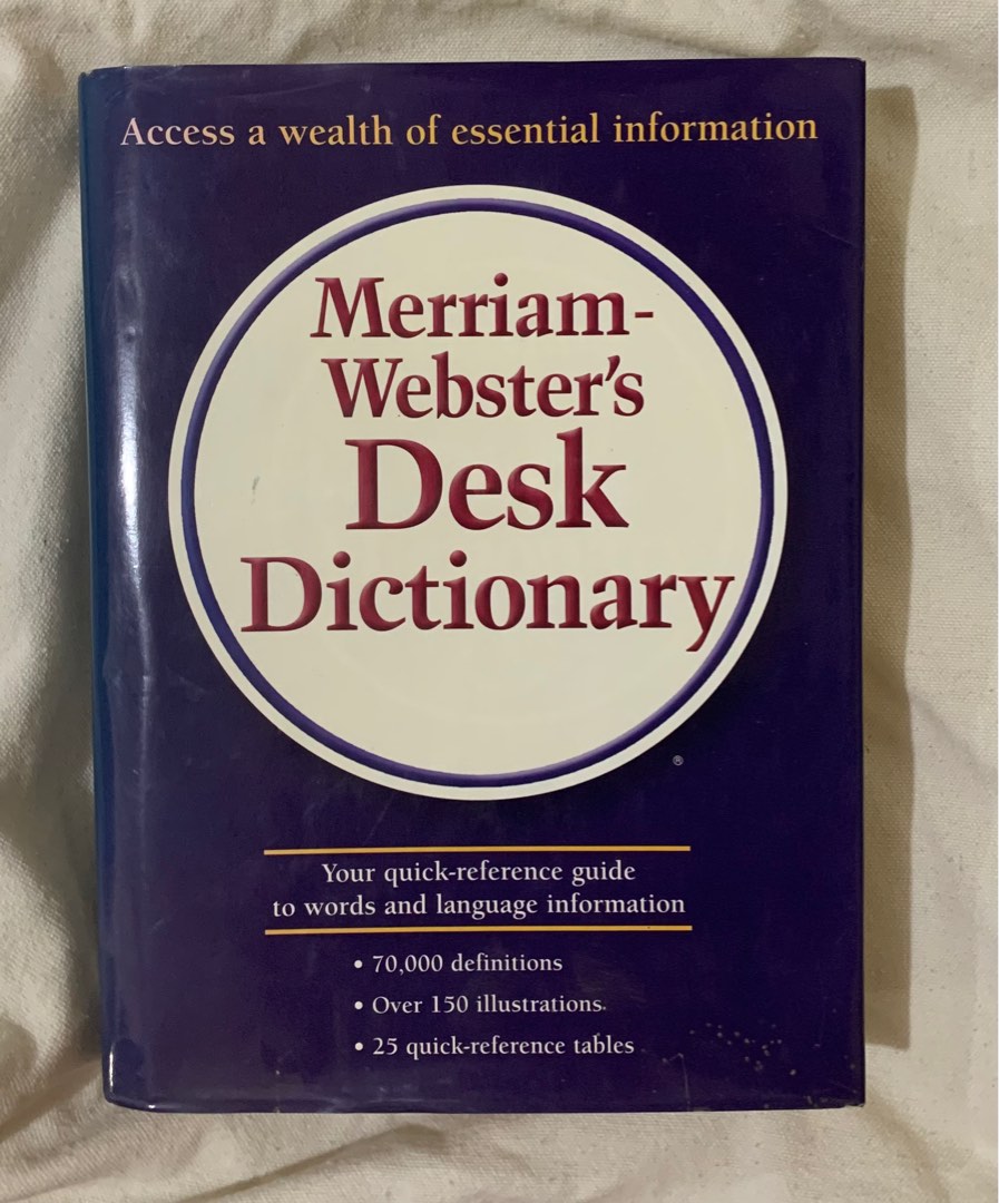 Merriamster's Desk Dictionary, Hobbies & Toys, Books & Magazines