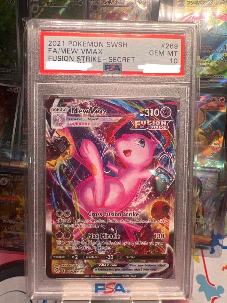 Pokemon : SWSH FUSION STRIKE MEW VMAX 114/264 ULTRA RARE