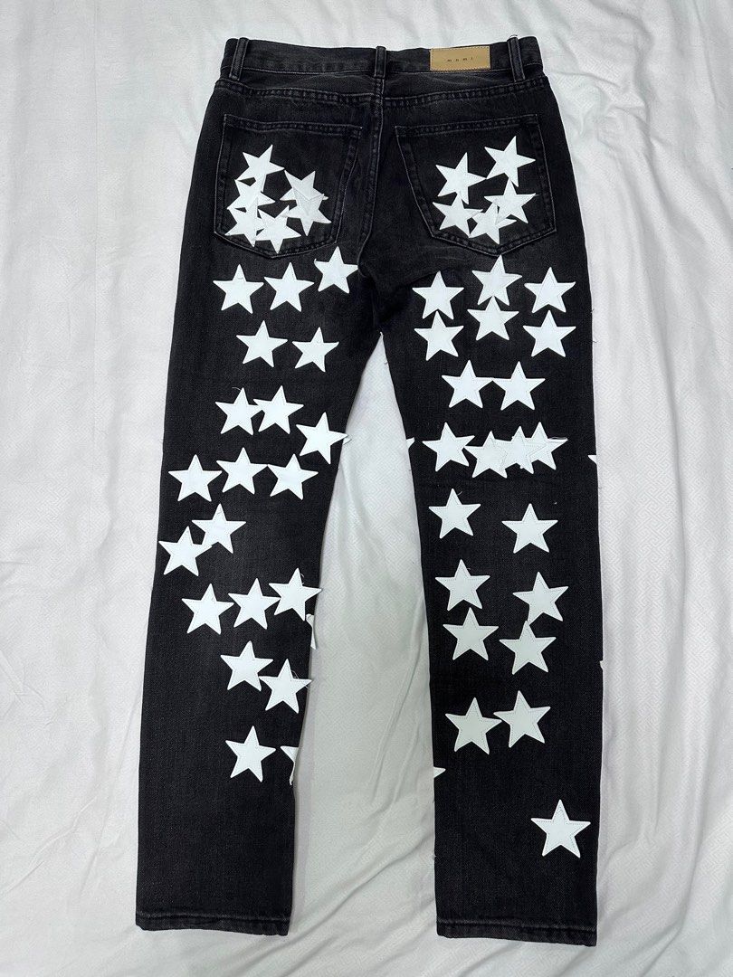 MNML | SS21 Stars Denim (Category: Jeans) located in Lapu Lapu. Submitted by nervecloset (Listing ID 1255894148, Image 2). Description: MNML | SS21 Stars Denim size 31 on tag.. Fits 32 Actual measurements shown in photos Excellent condition 1850 + sf.
