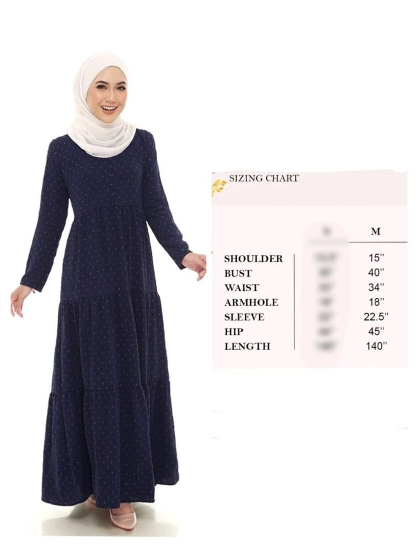 Modern store dress muslimah