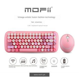 Mofii Candy BT Wireless Bluetooth Keyboard Cute Portable Gaming Keyboard for Phone TV Mac Android PC VMI Direct