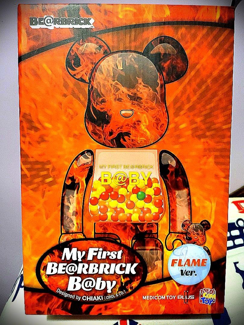 MY FIRST BE@RBRICK B@BY FLAME & CONCRETE