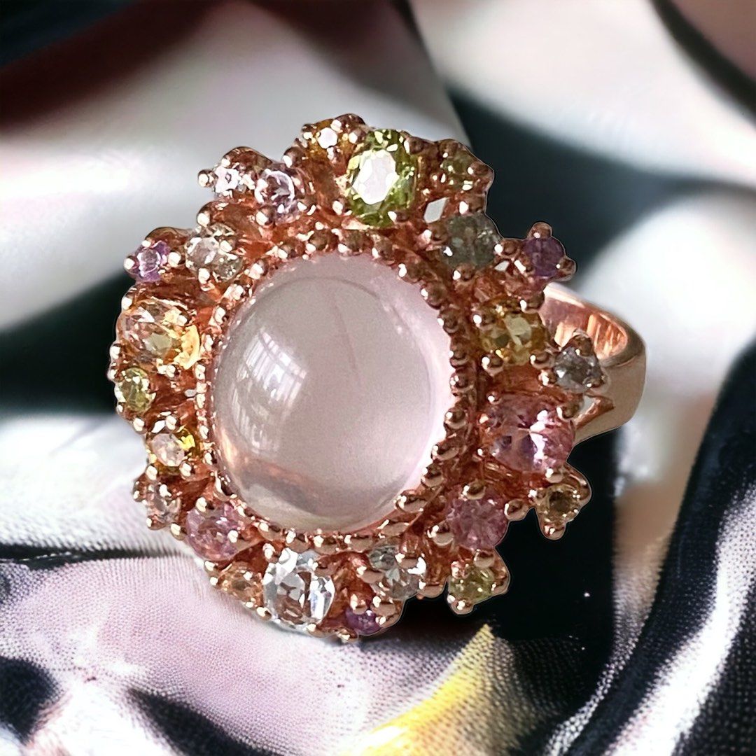 Buy rose clearance quartz ring