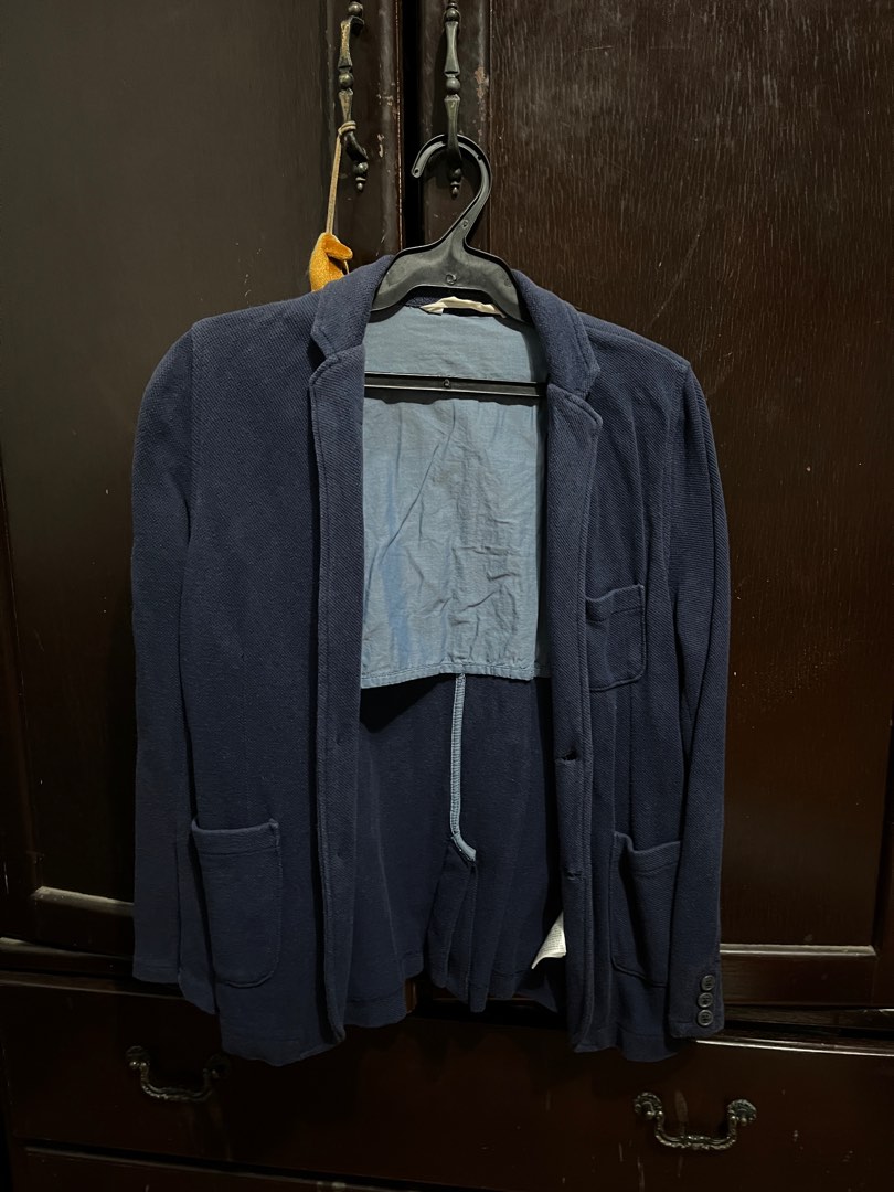 Navy blue blazer, Babies & Kids, Babies & Kids Fashion on Carousell