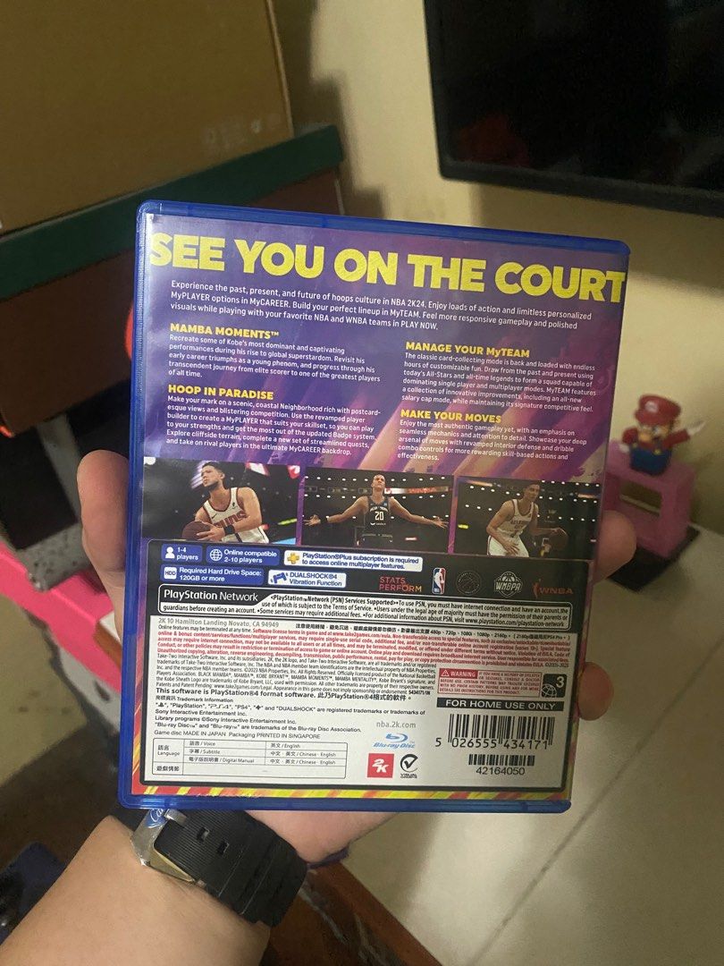 NBA 2K24 (Category: PlayStation) located in Quezon City. Submitted by ninomungcal6160 (Listing ID 1255804276, Image 2). Description: Shipping via Lalamove or Grab Buyer shoulder SF Gcash payment.