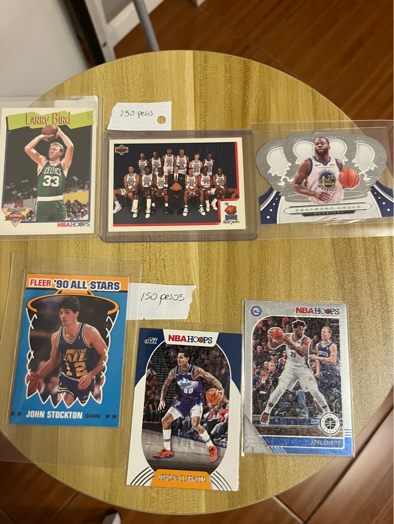 NBA cards vintage bird all stars Clarkson Stockton, Hobbies & Toys