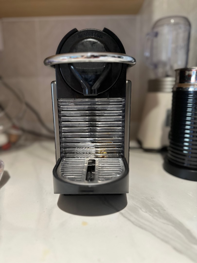 KRUPS NESPRESSO by KRUPS Pixie XN304T40 Coffee Machine - Titanium
