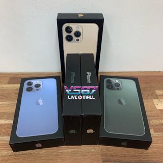 NEW IMPORT SET iPhone 13 Pro Max 512GB ( Grey / Silver / Gold  / Blue / Green ) 13pro Max Old Stock FREE POWER BANK + BRANDED CASING + MATTE GLASS + 1 YEAR WRTY by Supplier Boleh Ansuran / Paylater 13promax