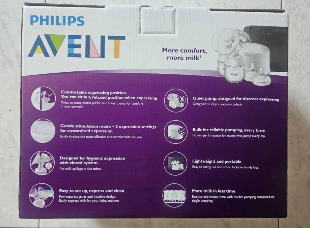 New sealed Philips Avent Ultra Comfort Breast Pump Double