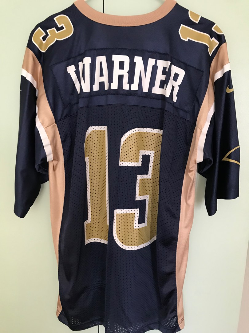 Champion Rams Kurt Warner #13 NFL Jersey size 48 X-Large Men Adult LA St  Louis
