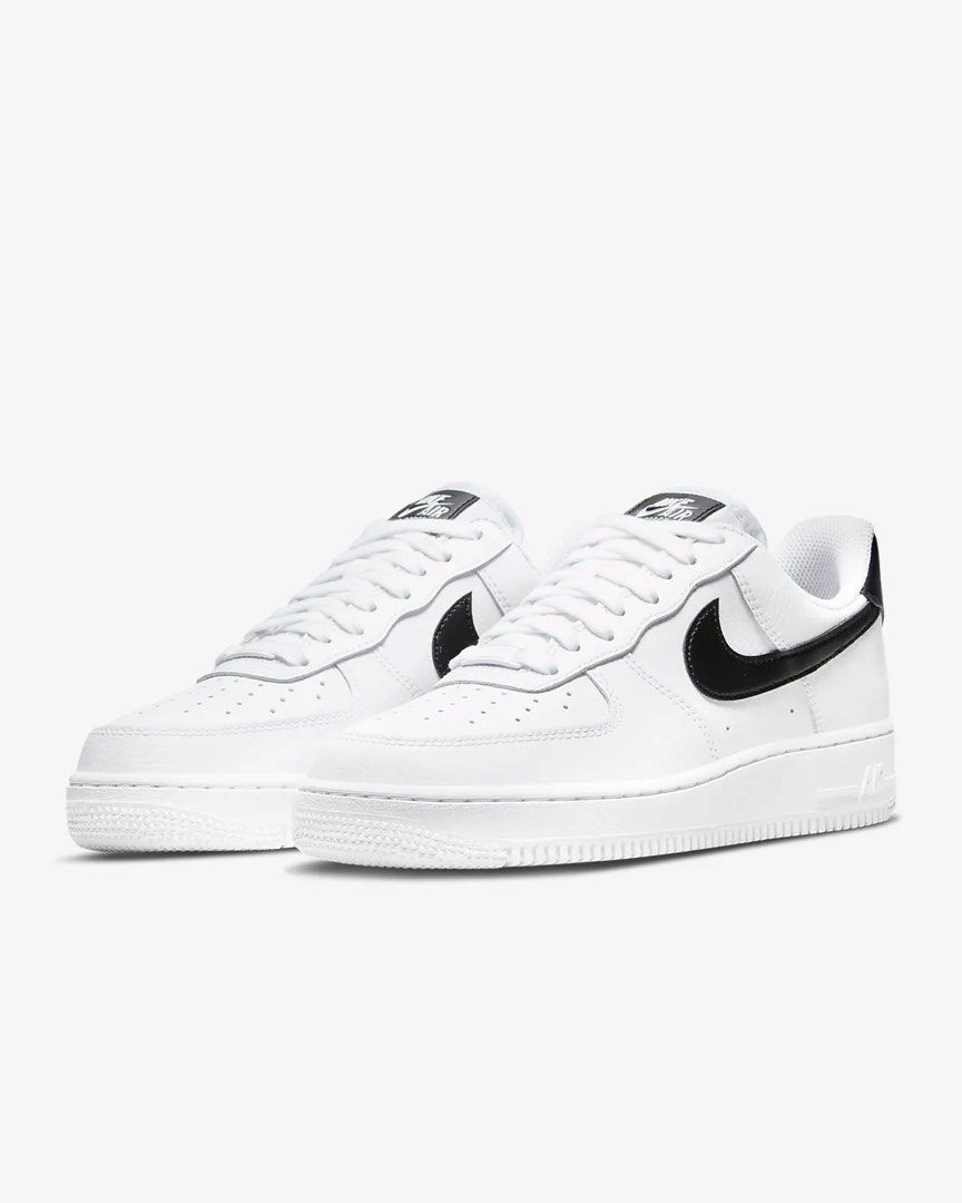 Nike Air Force 1 Black Swoosh Women s Fashion Footwear