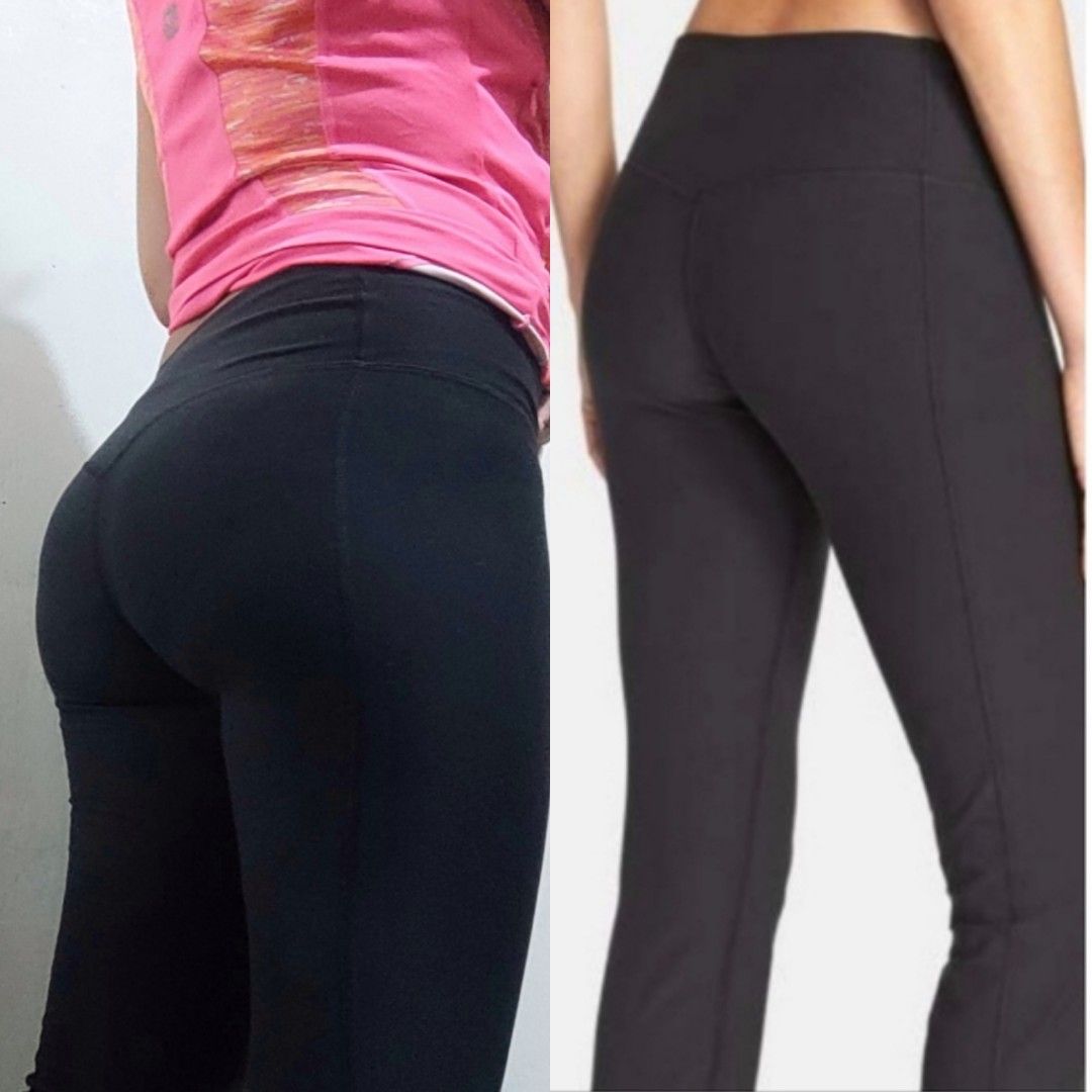 Nike black exercise pants Nike flared yoga exercise trousers