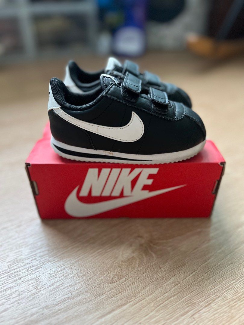 Nike cortez junior black new arrivals