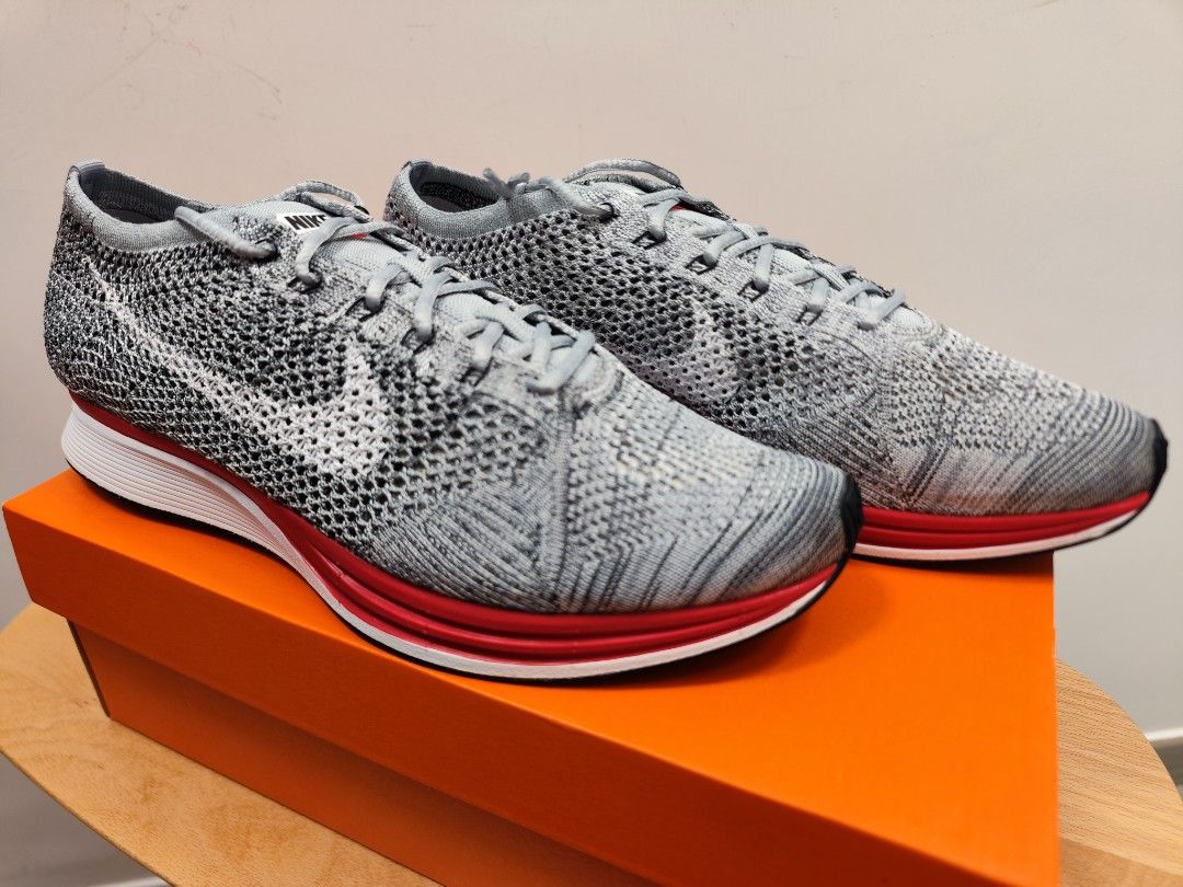 US 10.5 Nike Flyknit Racer No Parking