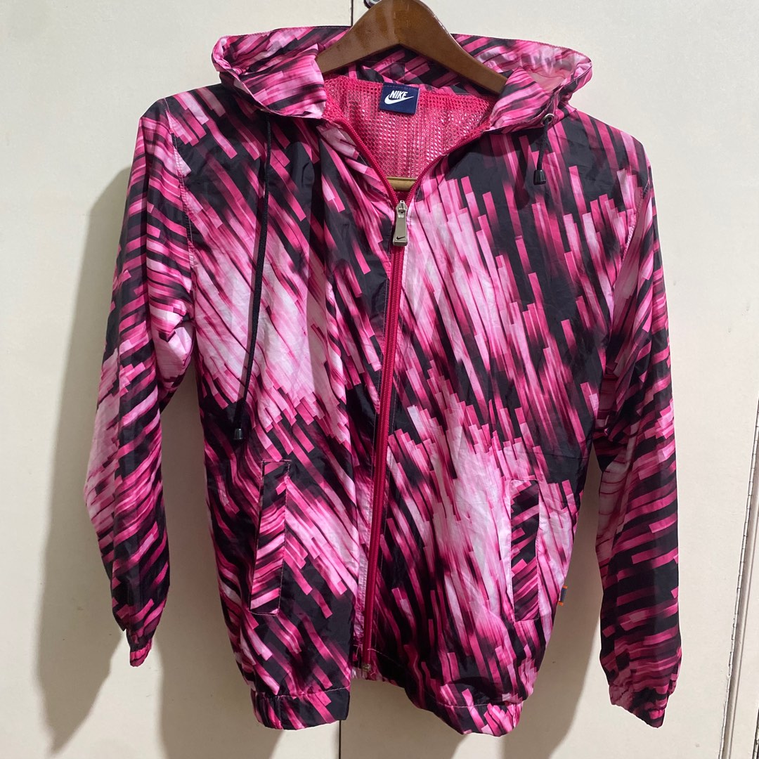 Nike Pink Windbreaker Jacket, Women's Fashion, Coats, Jackets and ...