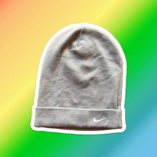 Nike Silver White Beanie One Size Fits Most