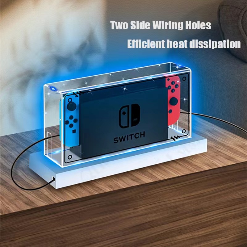 Nintendo Switch/Oled Dust Cover Base Transparent Game Console Host Dock