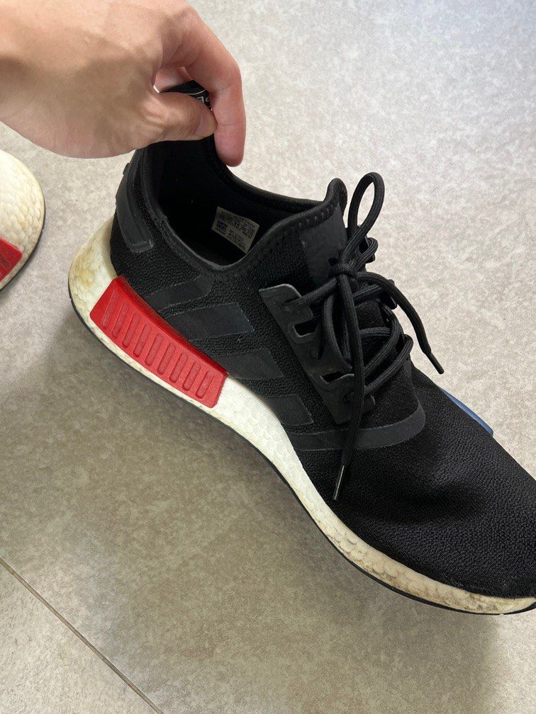 Red and on sale black nmd
