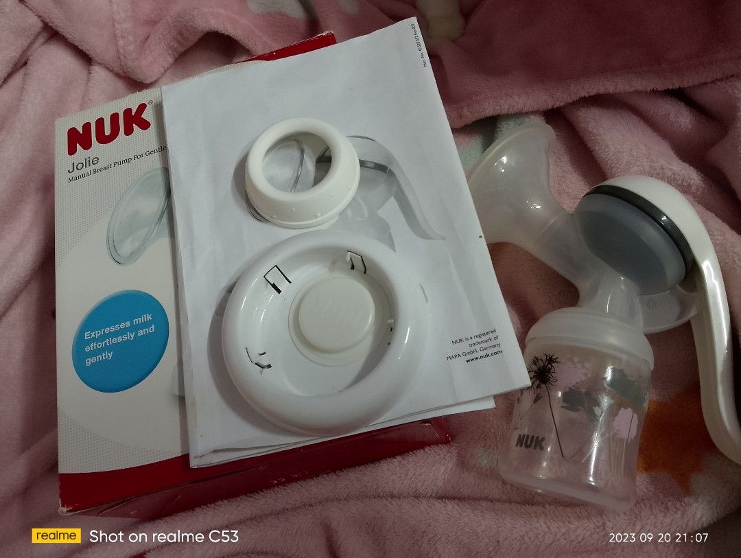 NUK JOLIE MANUAL PUMP, Babies & Kids, Nursing & Feeding, Breastfeeding
