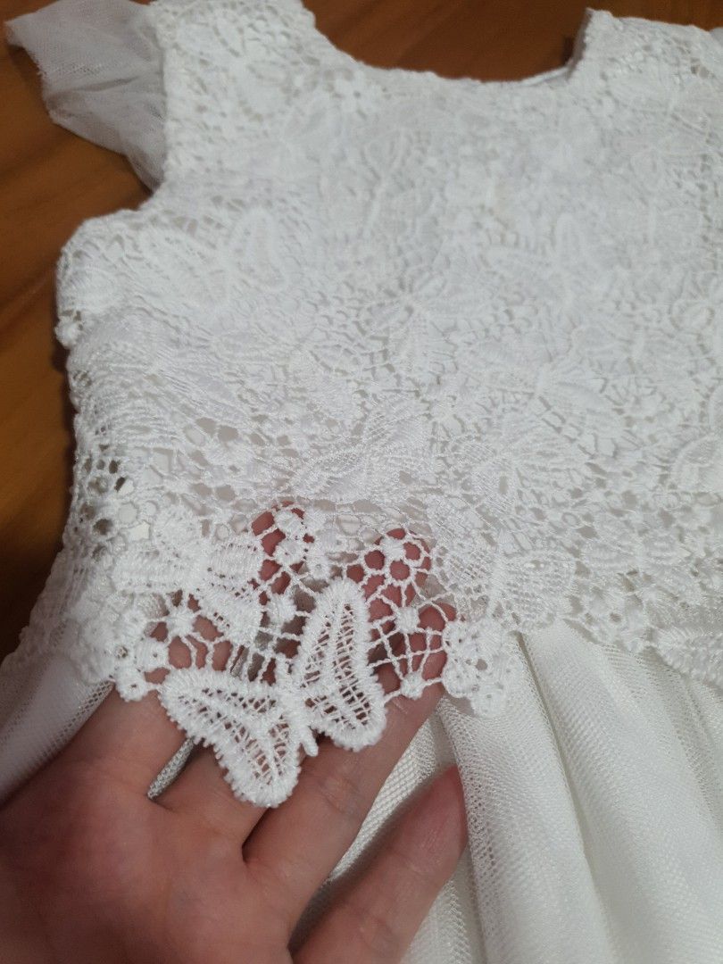 White occasion on sale dress baby