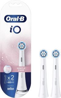 Oral-B iO Gentle Care White Toothbrush Heads--Pack of 2 Counts