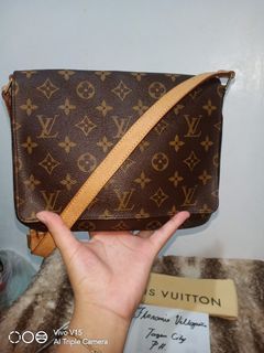 Pre-Owned Louis Vuitton Musette Tango Short Strap Monogram Bro