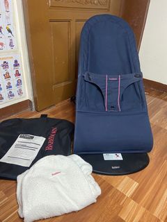 Original BabyBjorn Bouncer with blanket
