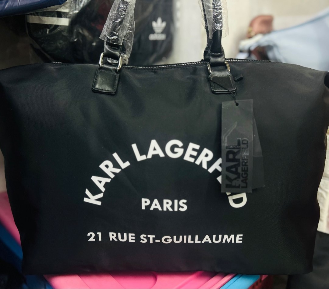Original Karl Lagerfeld Duffle Bag, Women's Fashion, Bags & Wallets ...