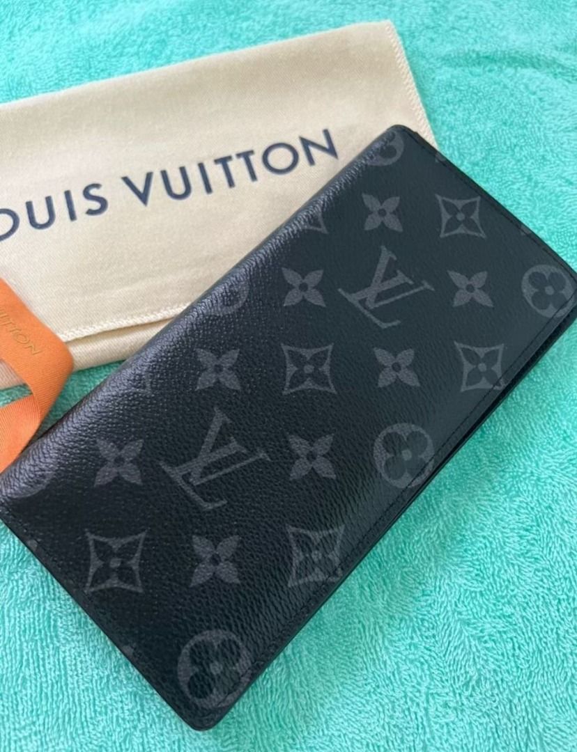Brazza Wallet, Used & Preloved Louis Vuitton Wallets, LXR USA, Black