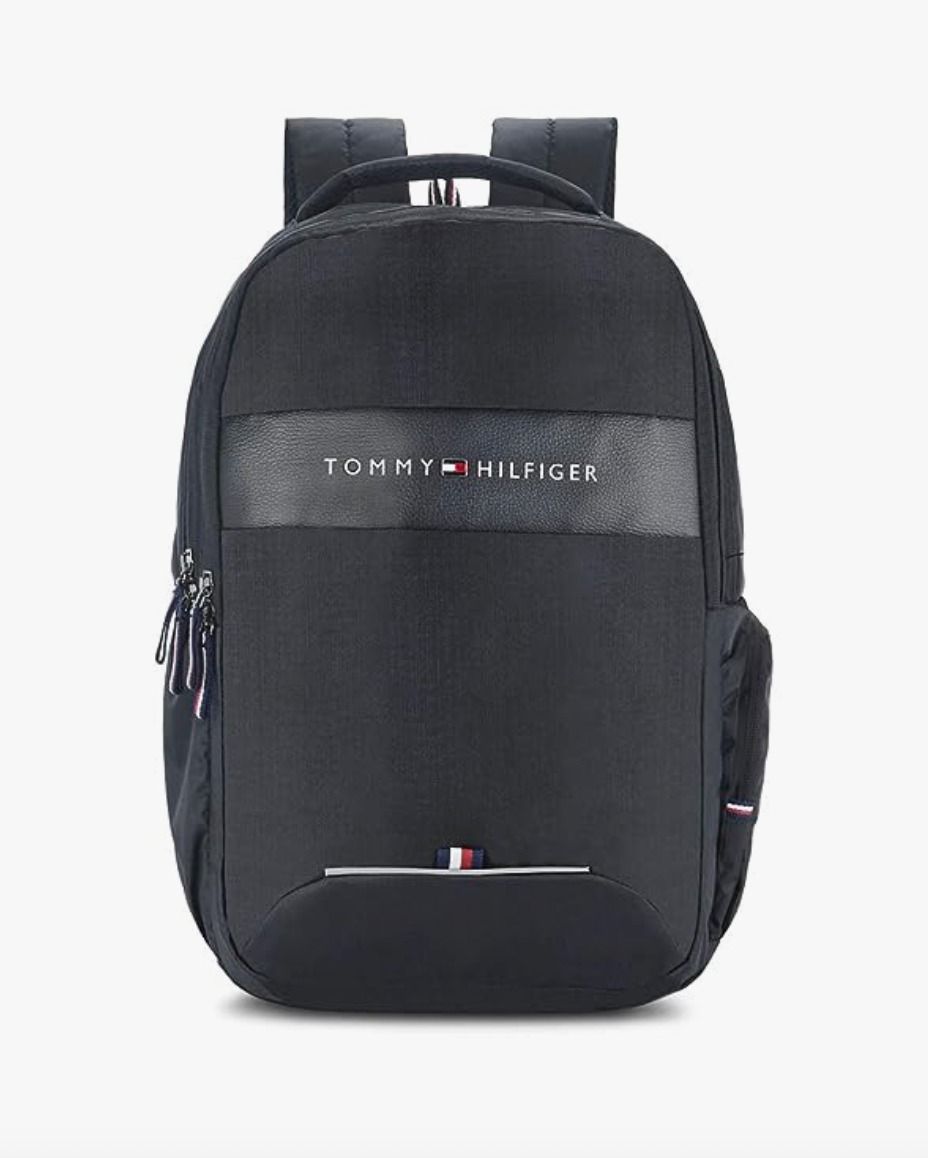 All black clearance tommy hilfiger backpack