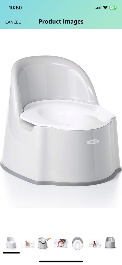 OXO TOT Potty Chair in Gray Babies Kids Bathing Changing
