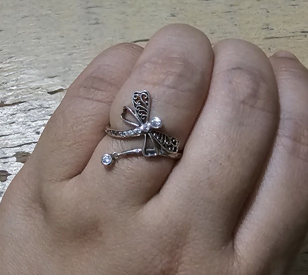 Dragonfly sales ring pandora
