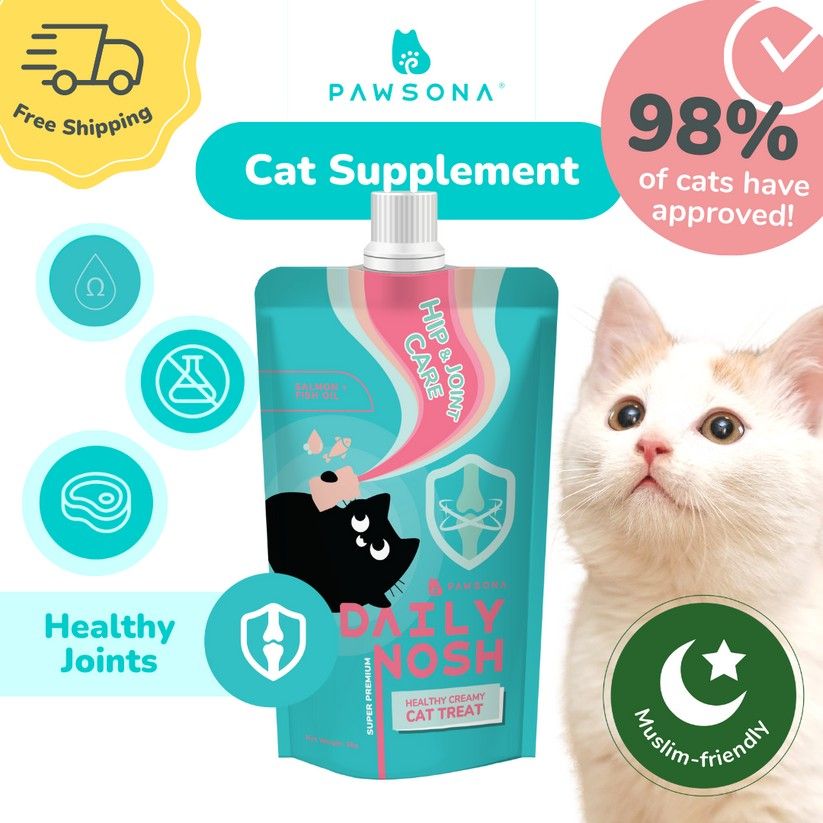 NEW Super Premium Healthy Creamy Cat Treat Hip Joint Care 50gx25 1 box