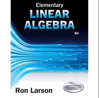 基礎線性代數PDF電子書 英文版 Elementary Linear Algebra 8e PDF