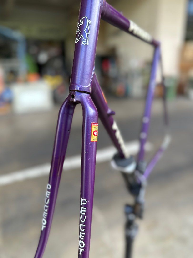 Peugeot vintage Road frame from late 80s Sports Equipment Bicycles Parts Bicycles on Carousell