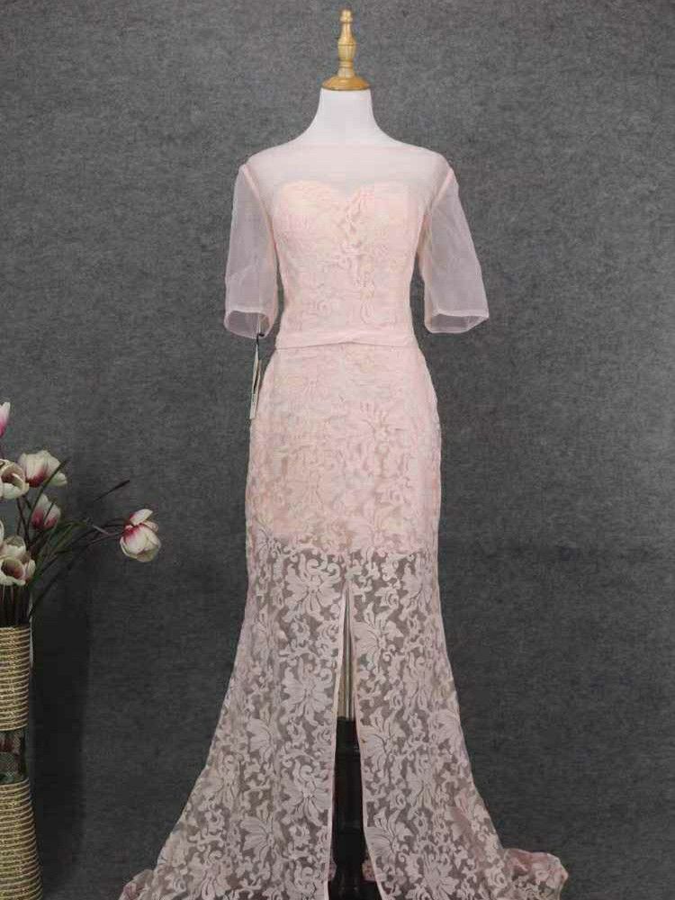 Chubby top evening gown