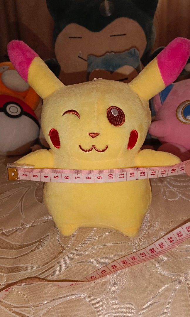 Pink 2025 pikachu plush