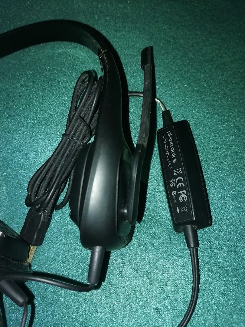 Plantronics Audio 628 Stereo USB Headset Audio Headphones