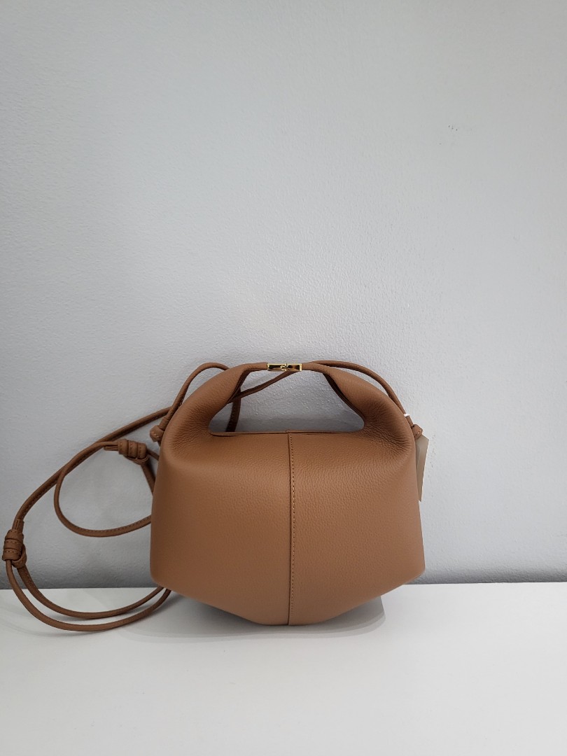 Polène | Bag - Béri - Camel Textured Leather