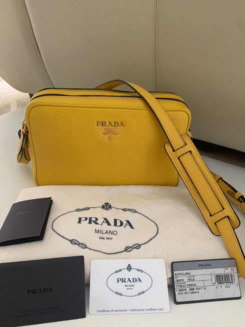 Prada Bandoliera Saffiano Camera Bag