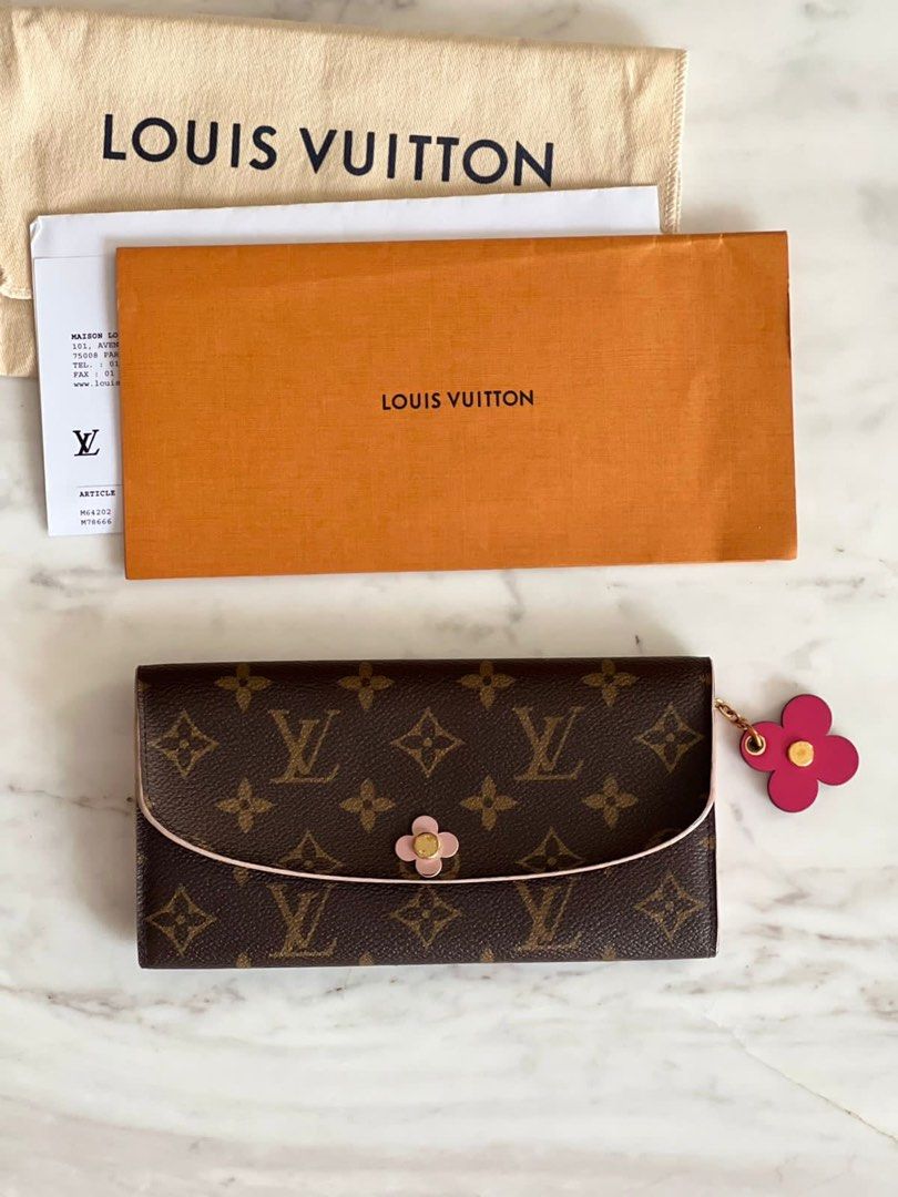 LOUIS VUITTON M64202 EMILIE LONG WALLET CANVAS MONOGRAM