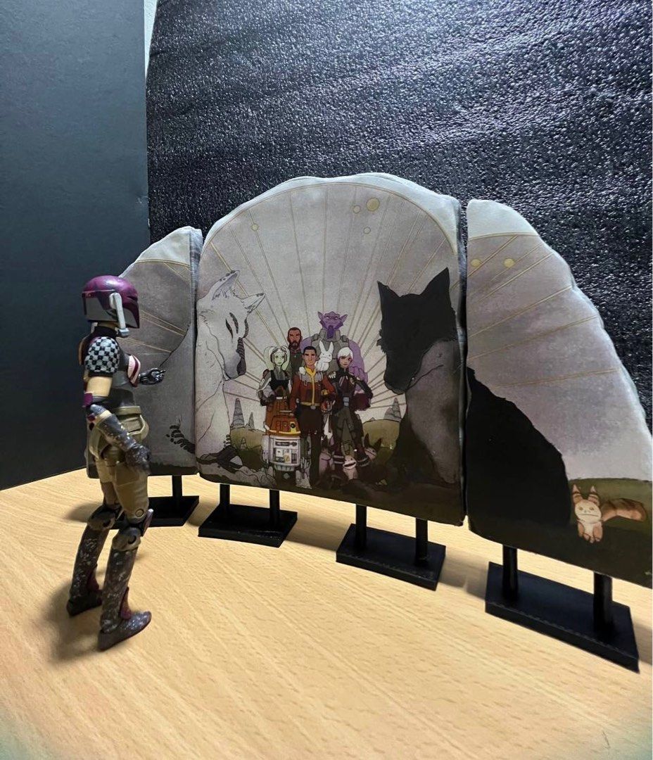 Pre-Order] Custom 3D printed Star Wars the rebels spectres mural