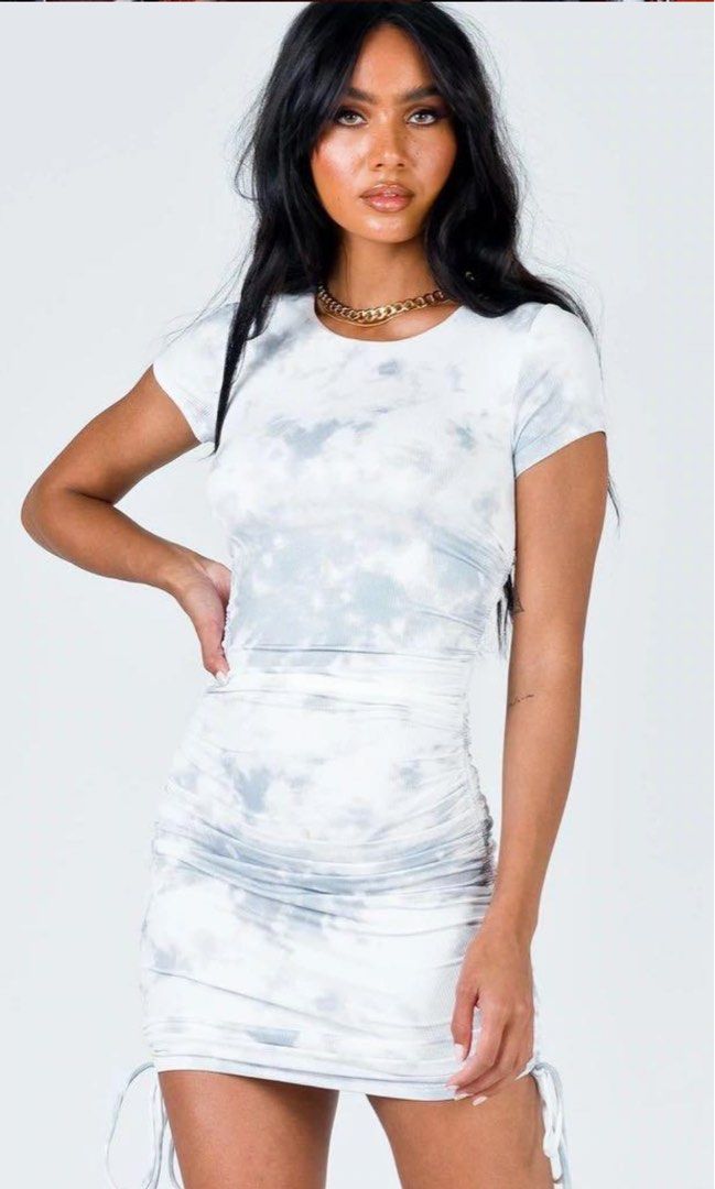 princess polly tie dye dress Lars Maxi Dress Orange Multi