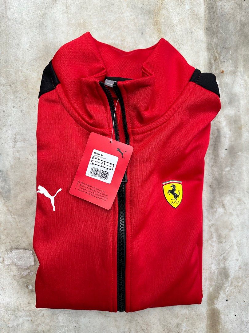 Scuderia Ferrari Race T7 Men's Track Jacket | PUMA-gemektower.com.vn