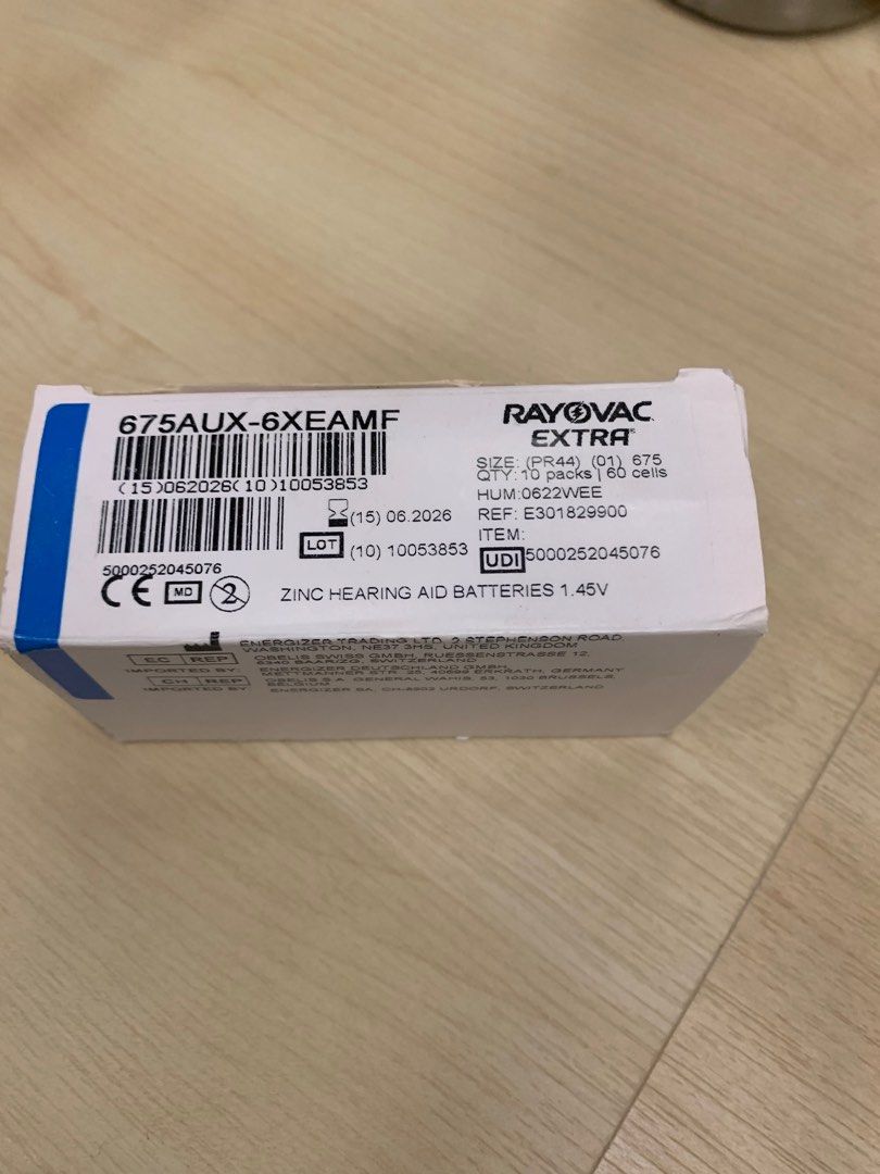 Rayovac extra size 675 Audio Other Audio Equipment on Carousell