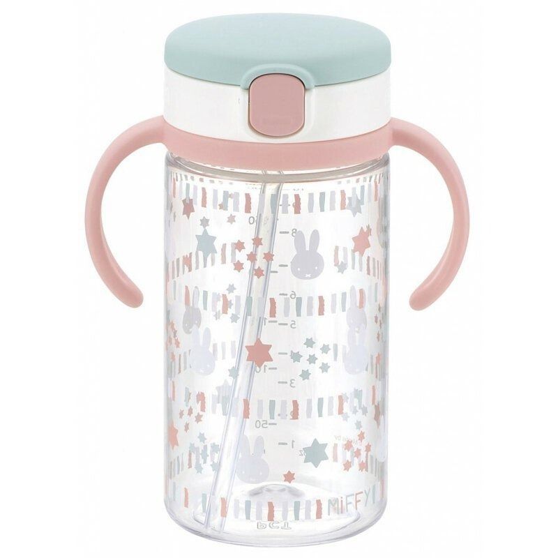 RICHELL 幼兒吸管式水杯 MIFFY (320ml) （分類：其他外出用品）位於 Hong Kong。 由 askiayo_store 提交（商品編號 1255799341，圖片 1）。簡介： * 易握把手設計，使用方便，便於放入背包攜帶。 * 卡扣式吸管蓋，開關簡單。 * 柔軟的吸管，不會傷害到寶寶。 適合年齡：7個月以上 容量：320ML 原材料： 吸管、吸口、密封圈：矽膠，耐熱溫度：-20度～140度 杯蓋、卡扣：聚丙烯，耐熱溫度：-20度～120度 手炳：聚丙烯，耐熱溫度：-20度～120度 杯身：飽和聚酯樹脂，耐熱溫度：-20度～90度。